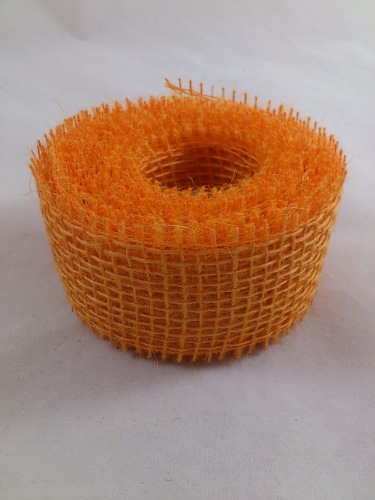 Jute 5 cm 5 m. Orange pastel